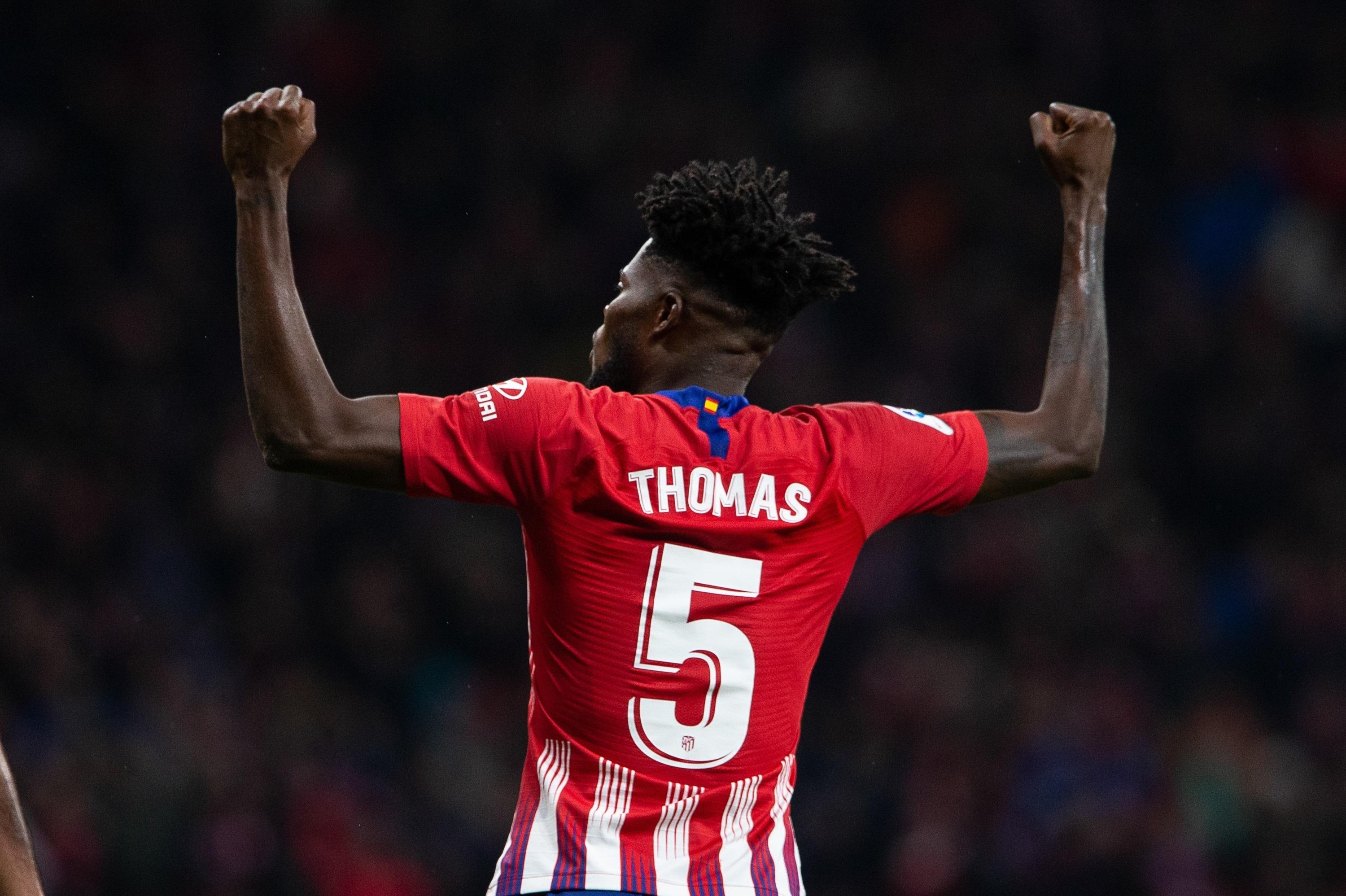 El centrocampista del Atlético de Madrid Thomas Partey. Fuente: Europa Press.