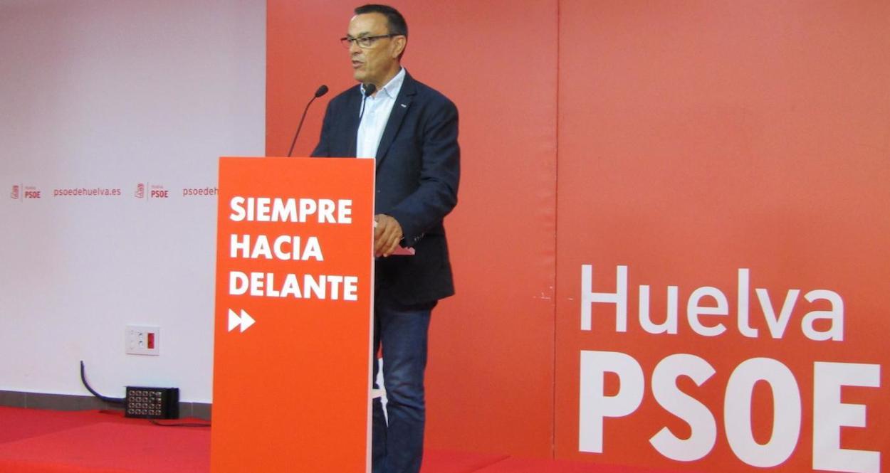 Ignacio Caraballo, secretario general del PSOE de Huelva y presidente de la Diputación.