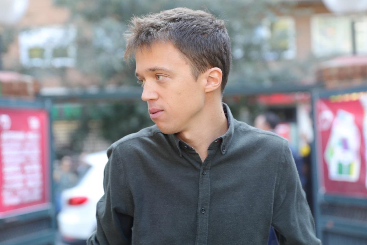 El líder de Más País, Íñigo Errejón, asiste al acto de clausura del aniversario de los 130 años de UGT en Madrid