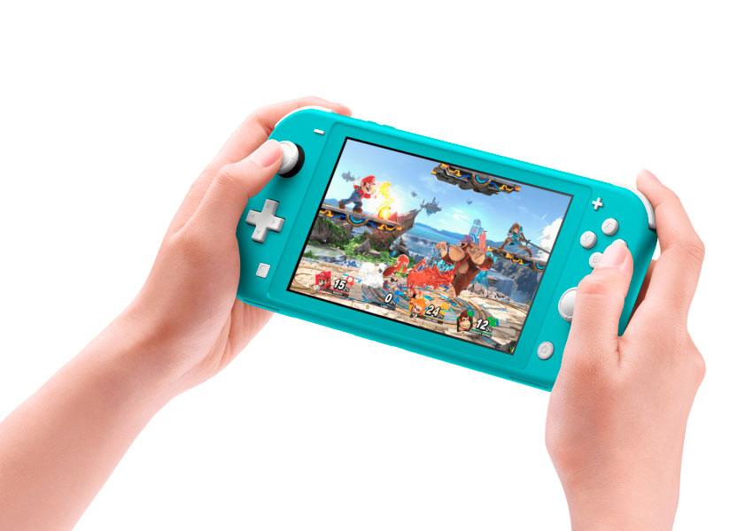 Un ejemplar de Nintendo Switch Lite