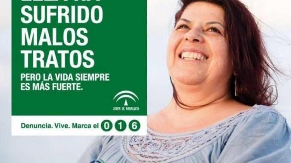 Imagen de la campaña 'Denuncia vive' de la Junta de Andalucía. EP