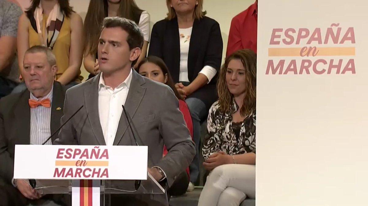 Albert Rivera en un mitin de precampaña. 