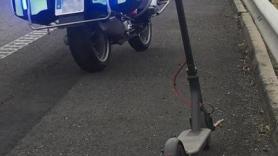 Multan a una mujer que circuló con un patinete eléctrico por la AP 9 a la altura de Pontevedra.