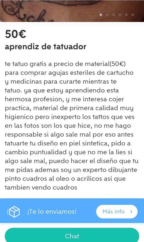 Aprendiz de tatuador (A)