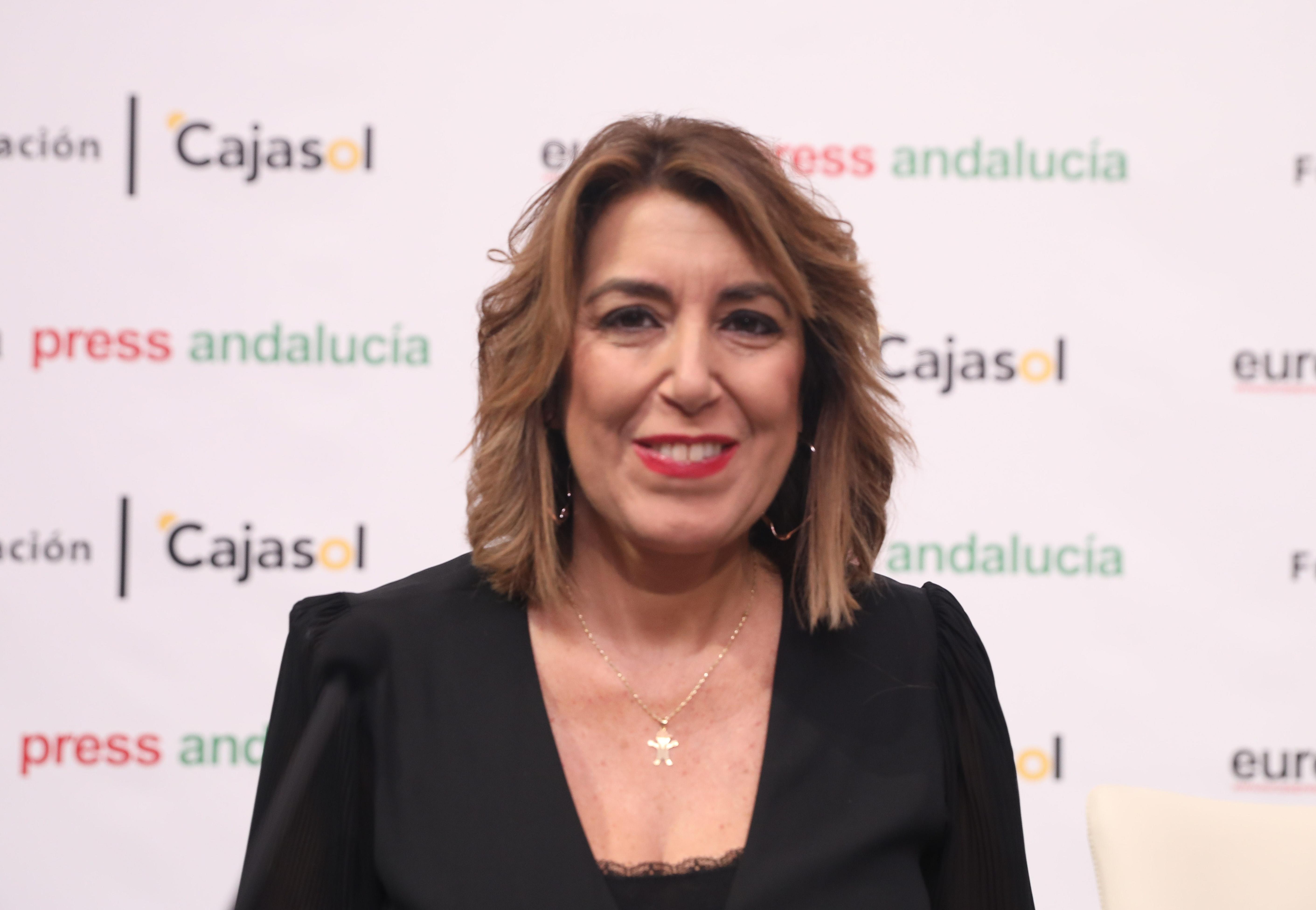 La secretaria general del PSOE A Susana Díaz. Europa Press