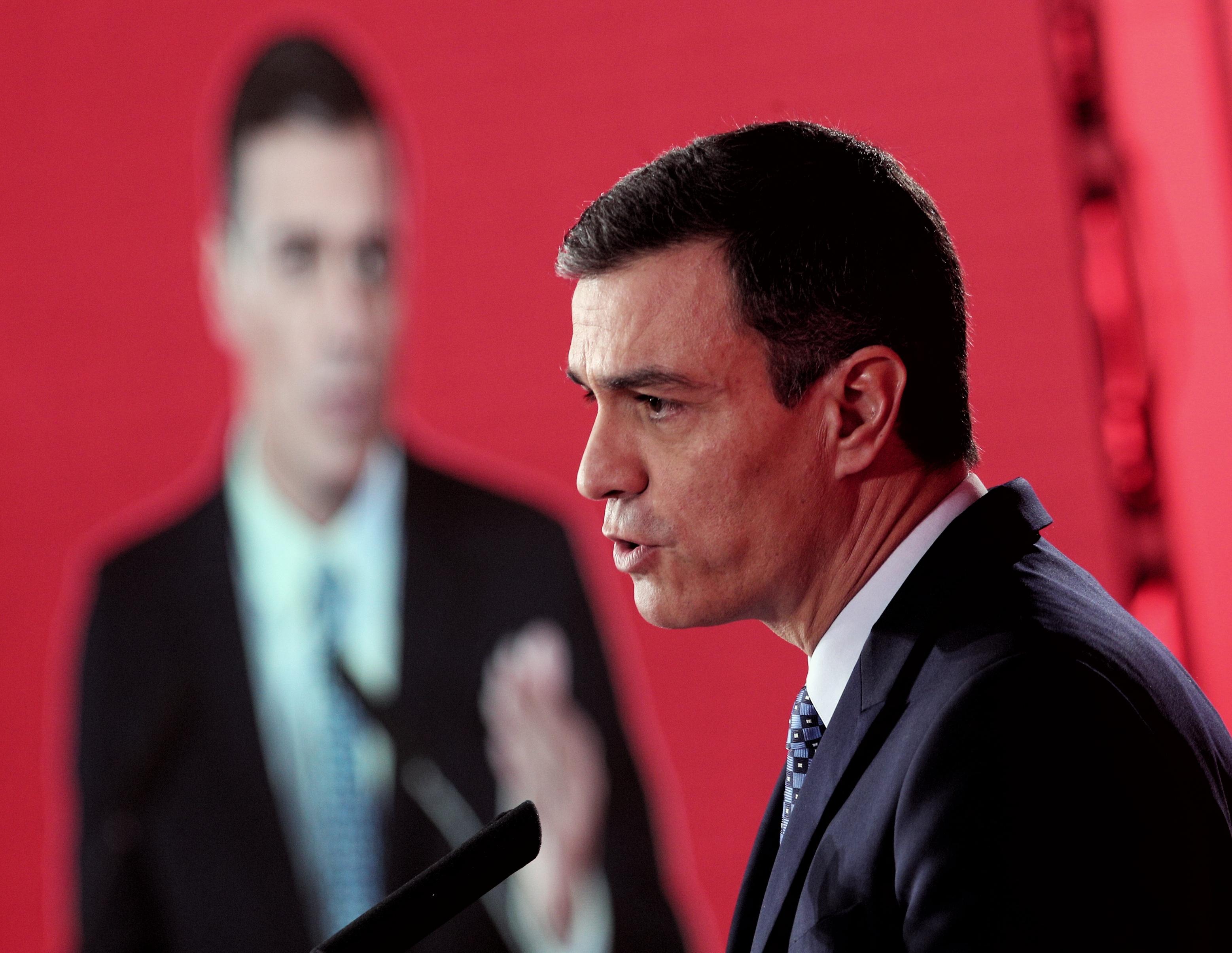 El secretario general del PSOE y presidente del Gobierno Pedro Sánchez 