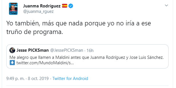 Juanm Rodríguez responde Juanm Rodríguez responde