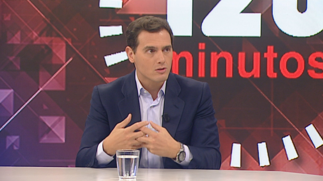 Albert Rivera en 120 Minutos. Telemadrid