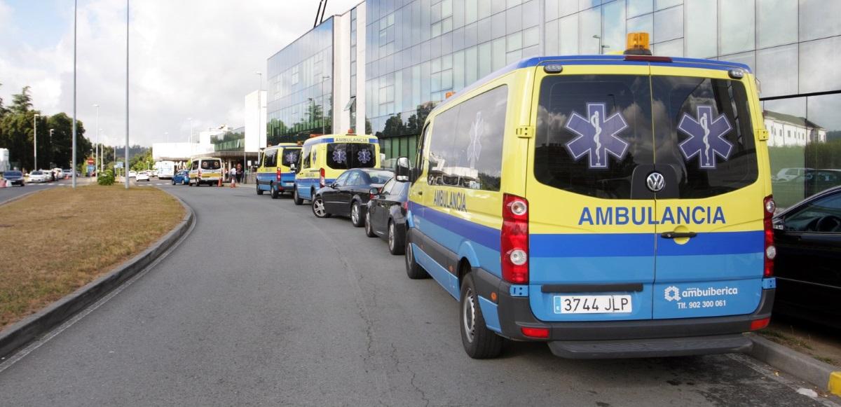 Una ambulancia en una imagen de archivo. EP