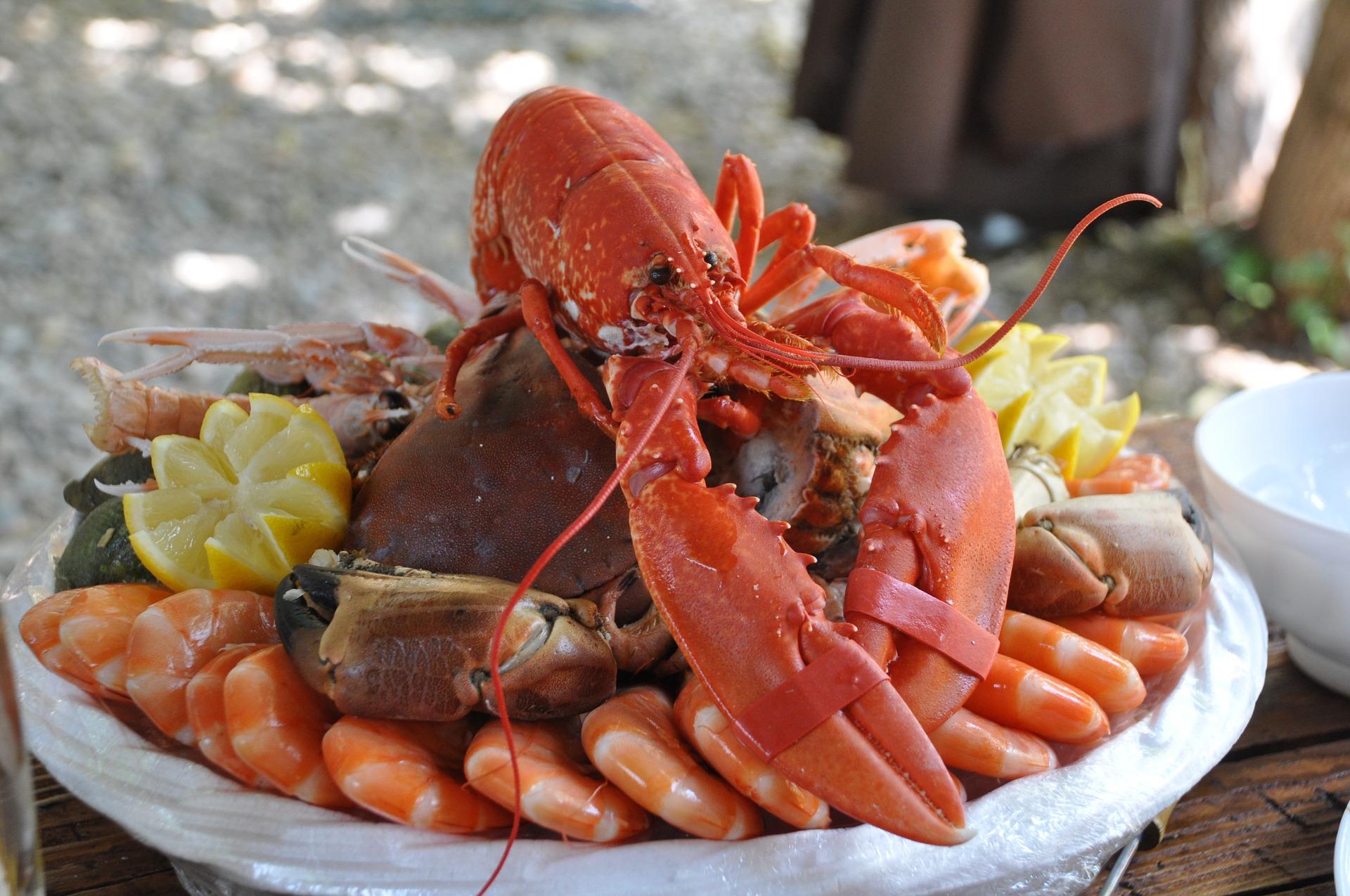 El marisco es un elemento clave en las comidas de Navidad