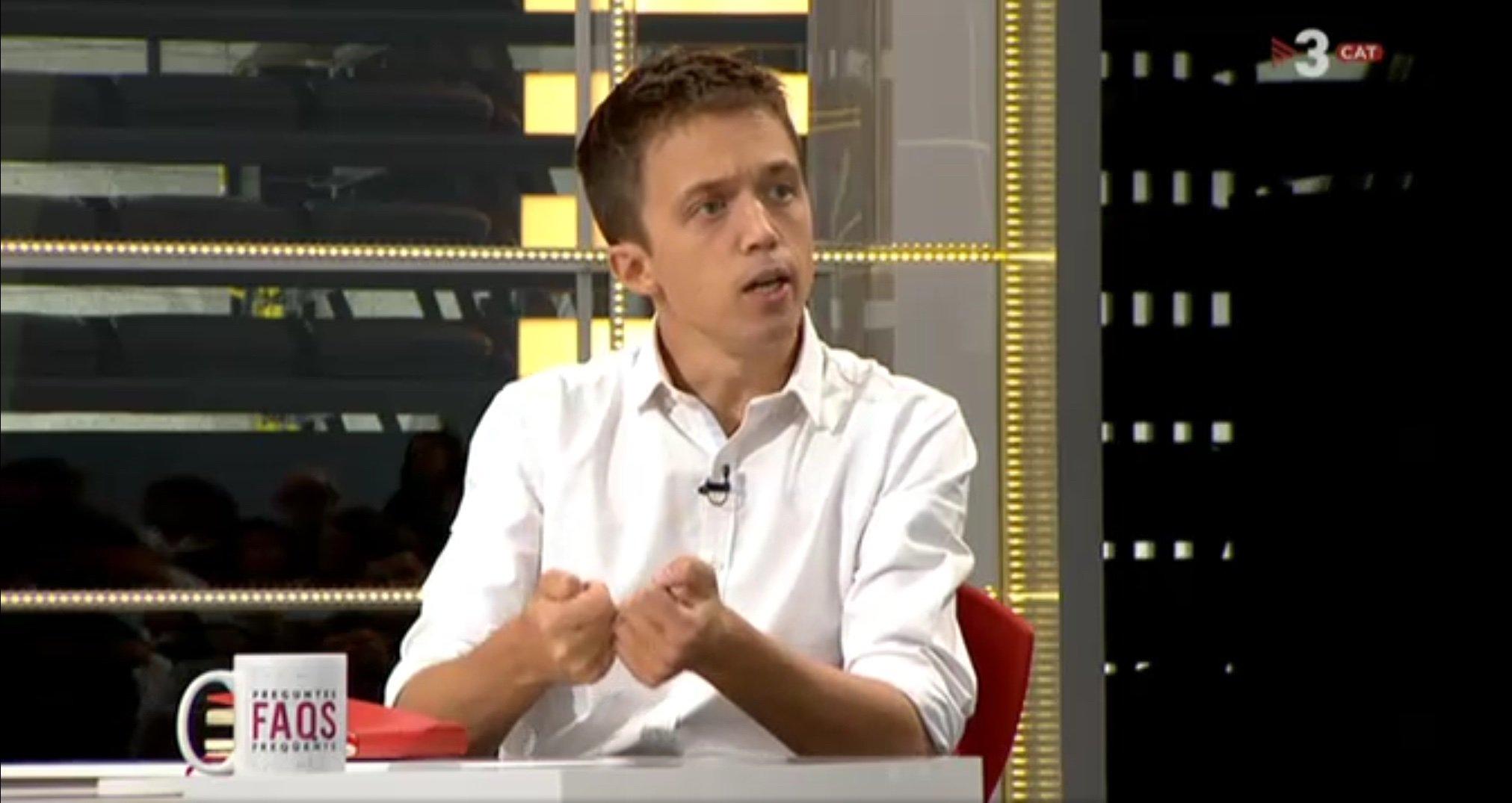 Iñigo Errejón en TV3. 