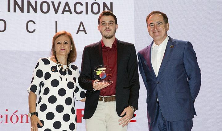 Julio Dantas en la entrega de los premios de la Fundación Mapfre a la innovación social