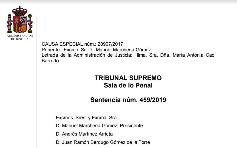 sentencia proces documento integro tribunal supremo