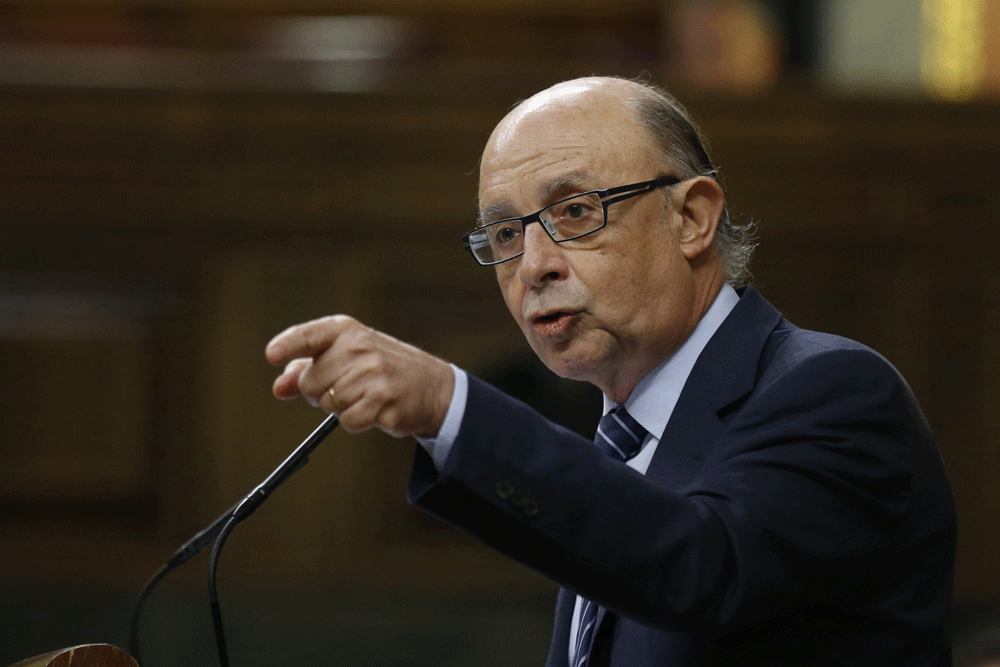 El ministro de Hacienda, Cristóbal Montoro