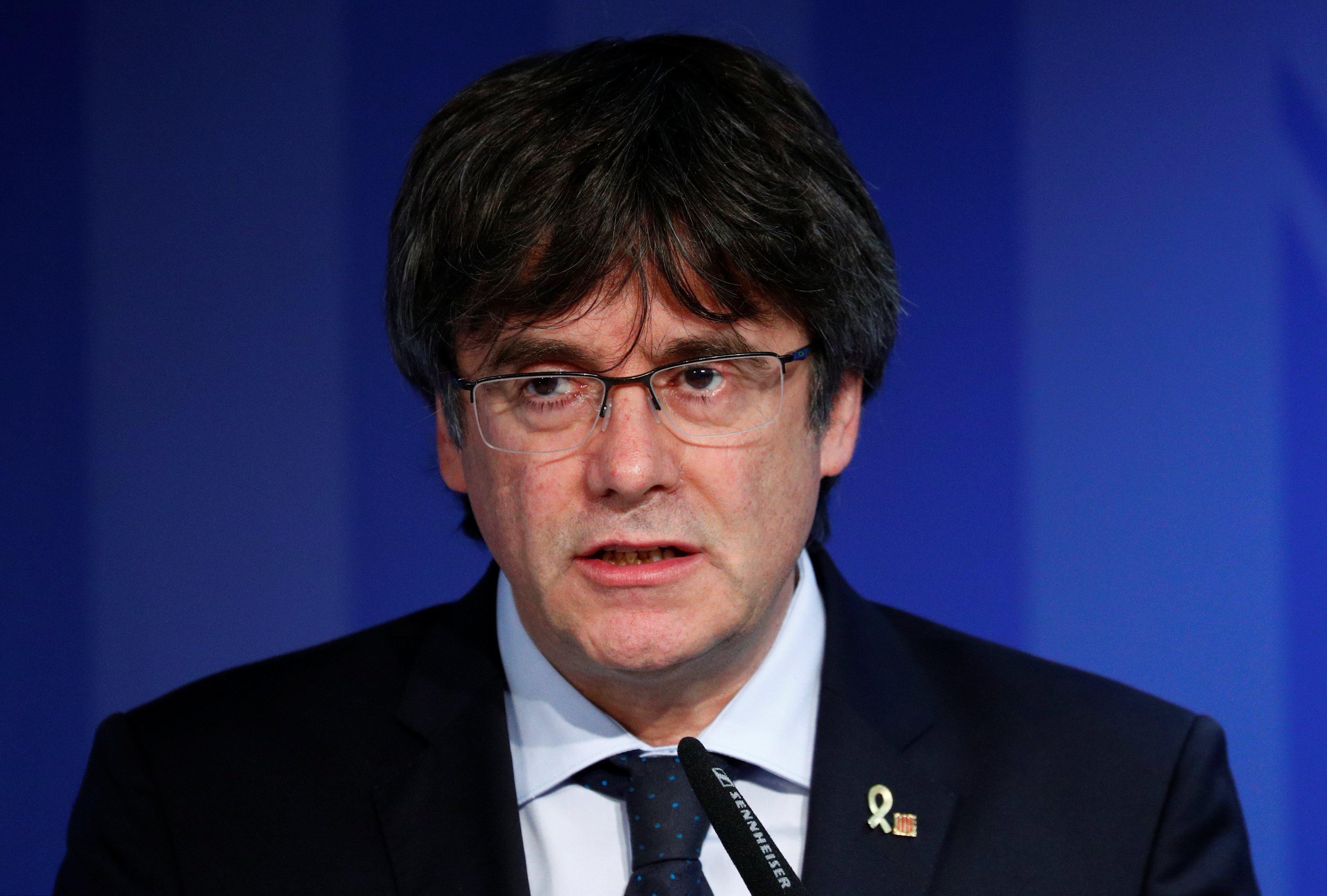 Carles Puigdemont interviene tras conocer la sentencia del procés