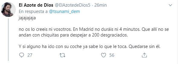 Amenazas a los independentistas que quieren colapsar Barajas: aquí no duráis ni cuatro minutos Amenazas a los independentistas que quieren colapsar Barajas: aquí no duráis ni cuatro minutos
