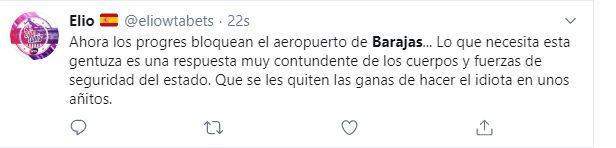 Amenazas a los independentistas que quieren colapsar Barajas: aquí no duráis ni cuatro minutos 