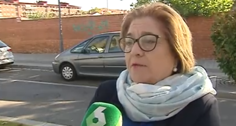 María Grima, la mujer agredida en Cataluña por un independentista. Fuente: La Sexta.
