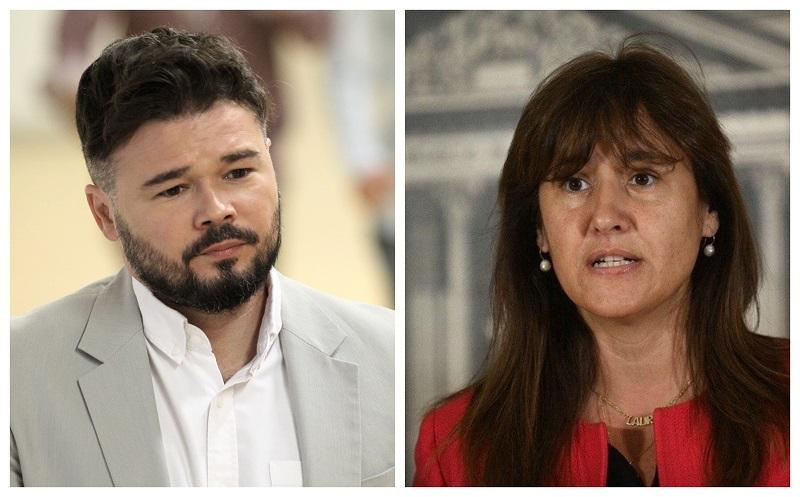 Gabriel Rufián y Laura Borràs. Fuente: elaboración propia.