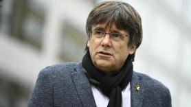 Carles Puigdemont en una manifestación contra la sentencia del procés