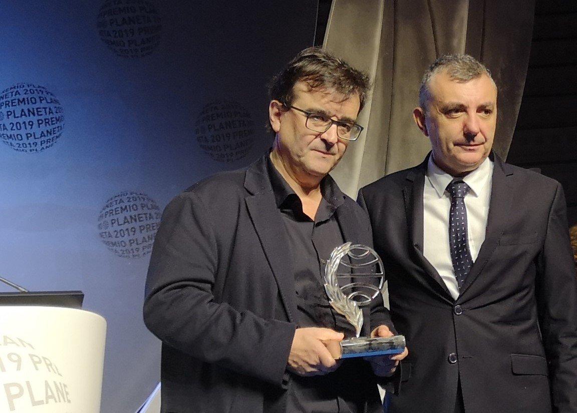 Javier Cercas y Manuel Vilas, ganador y finalista del Premio Planeta 2019