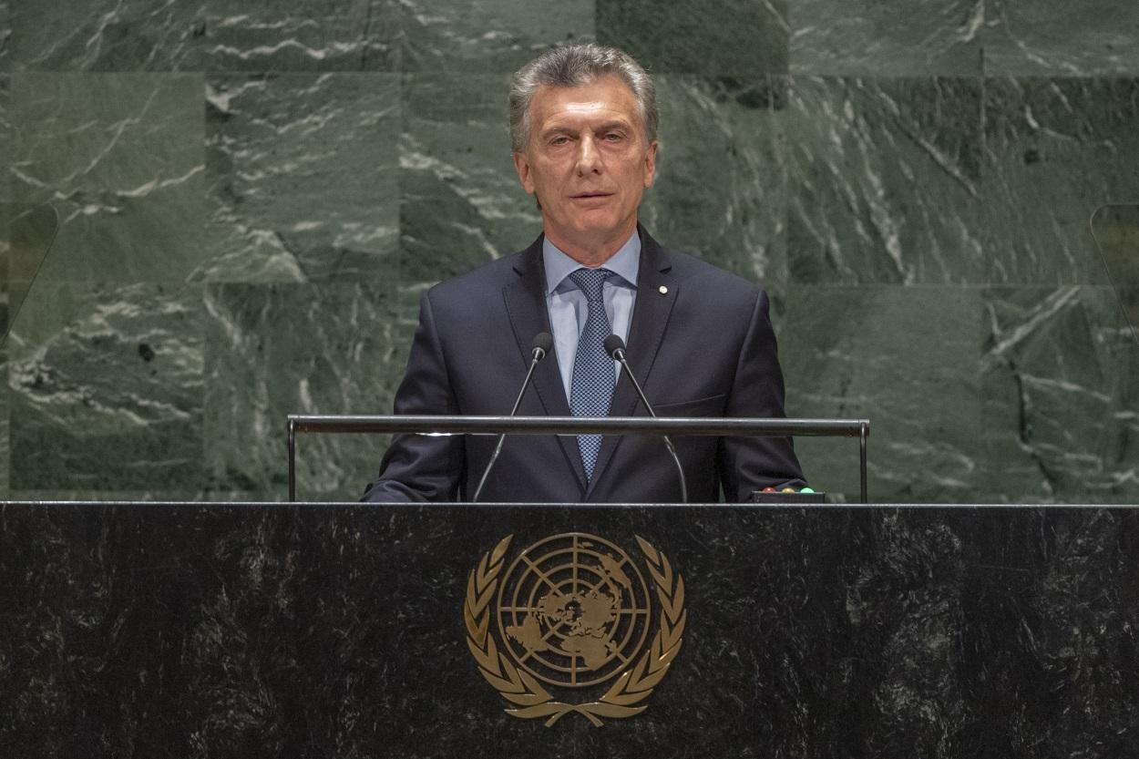 El presidente del Gobierno de Argentina, Mauricio Macri