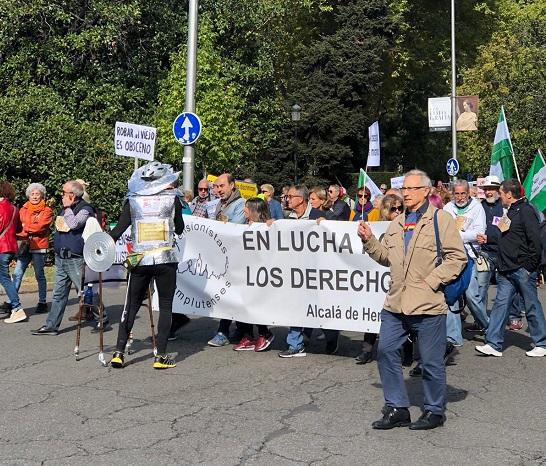 Los pensionistas se movilizan en Madrid