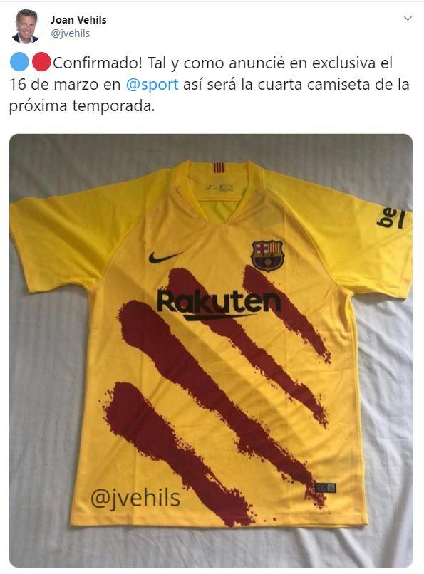 Camiseta senyera Barça