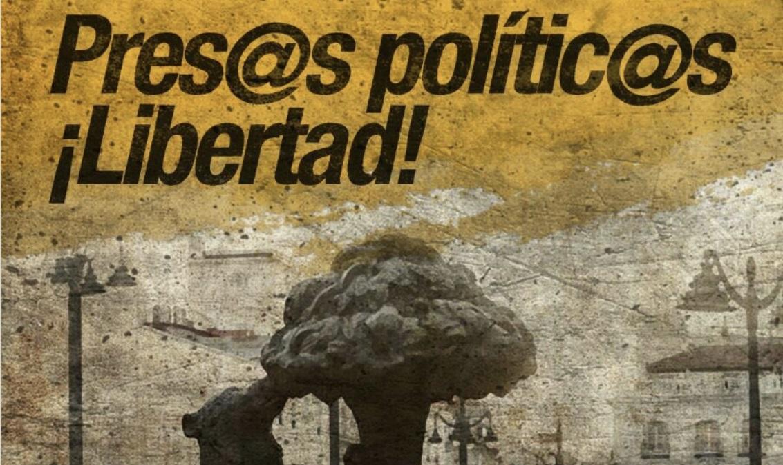 Cartel de los independentistas para su manifestación en Madrid