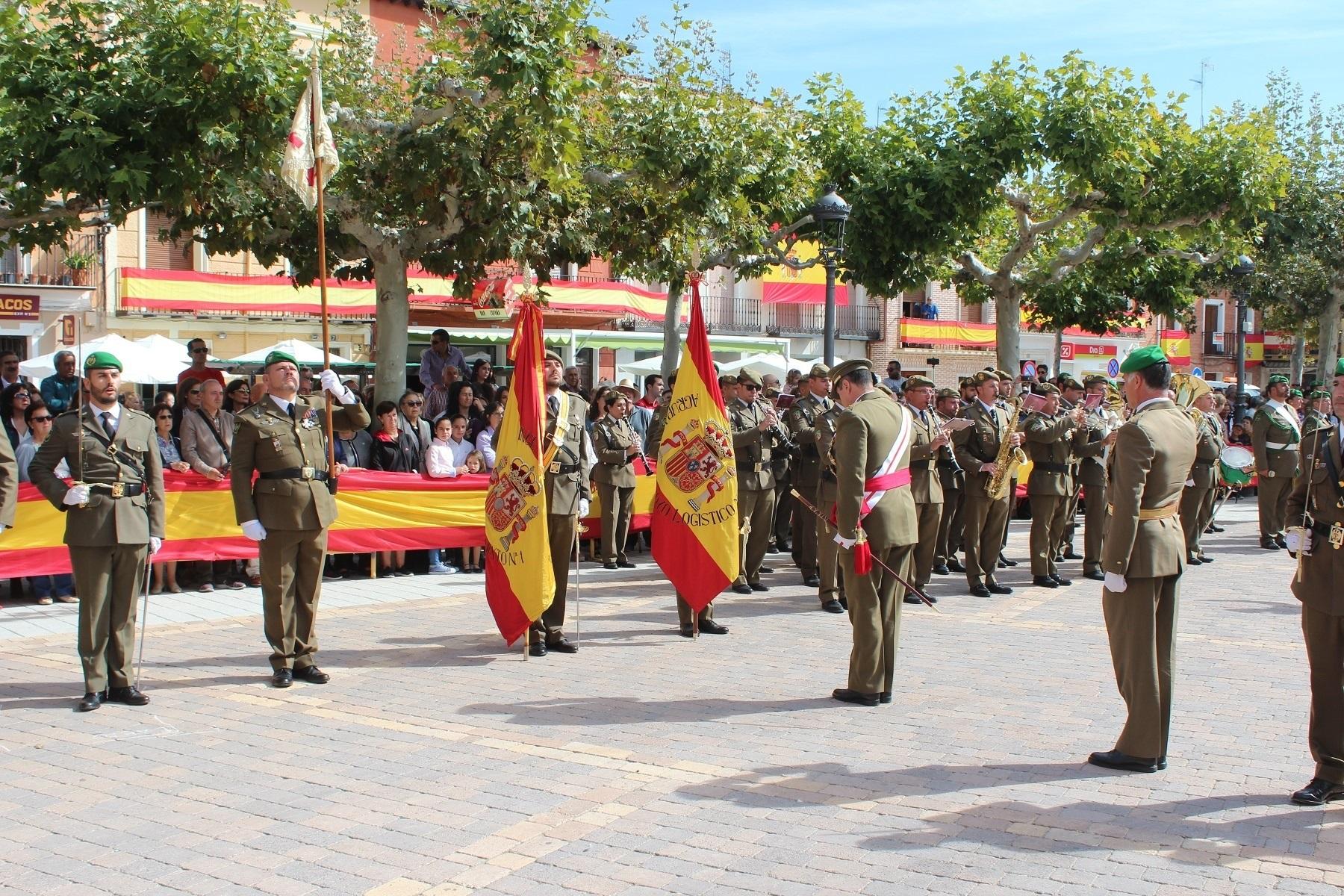 Un momento de la jura de bandera. EP