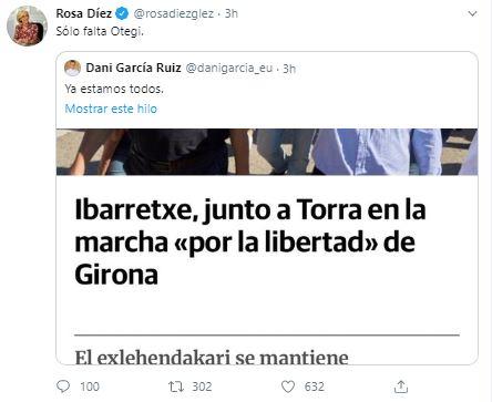 Tuit Rosa Díez Tuit Rosa Díez