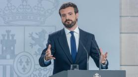 El presidente del PP, Pablo Casado en una imagen de archivo. Fuente: Europa Press.
