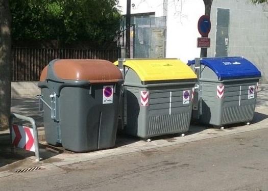 Contenedores de basura. EP