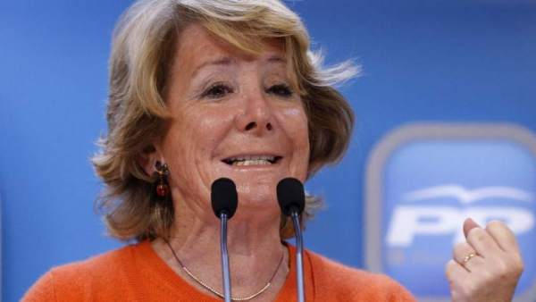 Esperanza Aguirre en una imagen de archivo. Fuente: Europa Press.