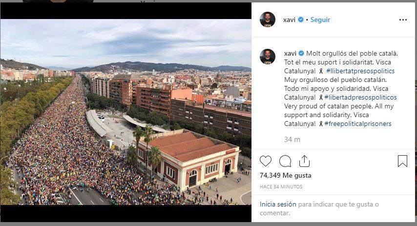 Captura de pantalla de la publicación de Instagram.