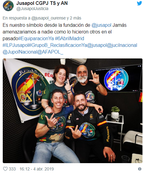 Tuit de abril de Jusapol Tuit de abril de Jusapol