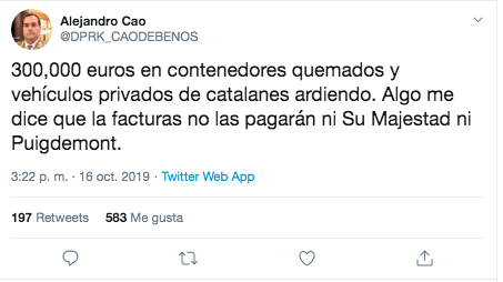 Tuit Cao de Benos Cataluña