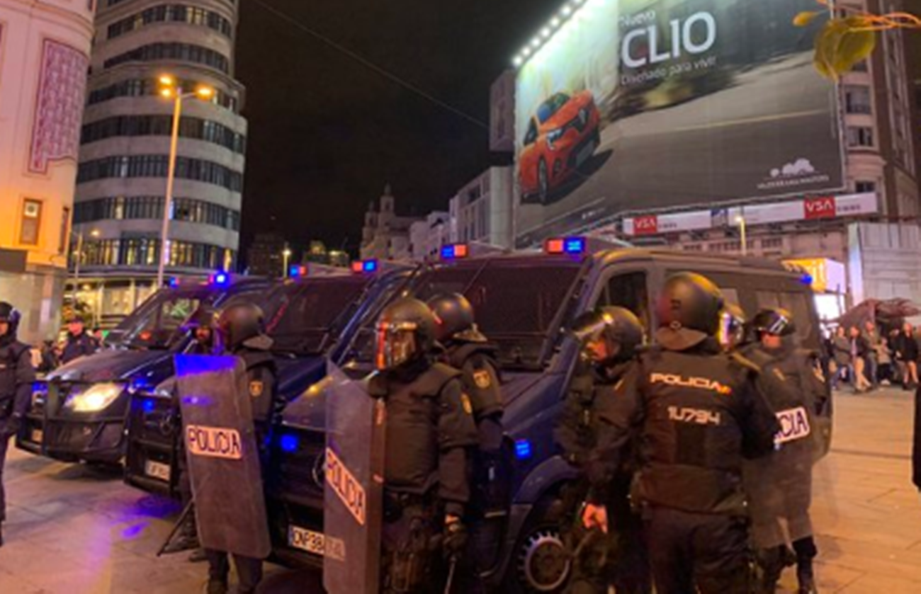 Manifestación contra la sentencia del procés en Madrid