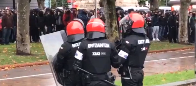 Imagen de la manifestación de Bilbao. 