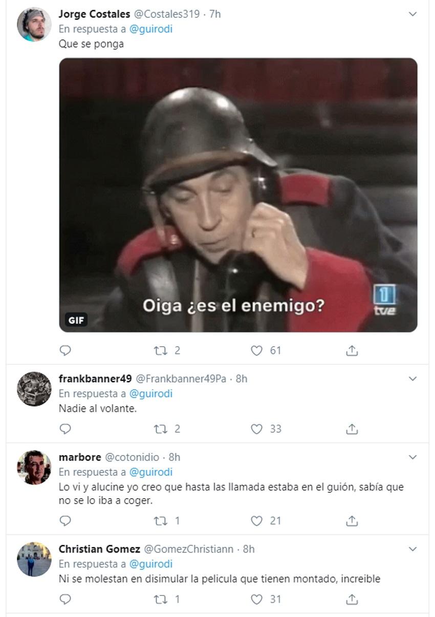 Respuestas al video de Quim Torra en Twitter