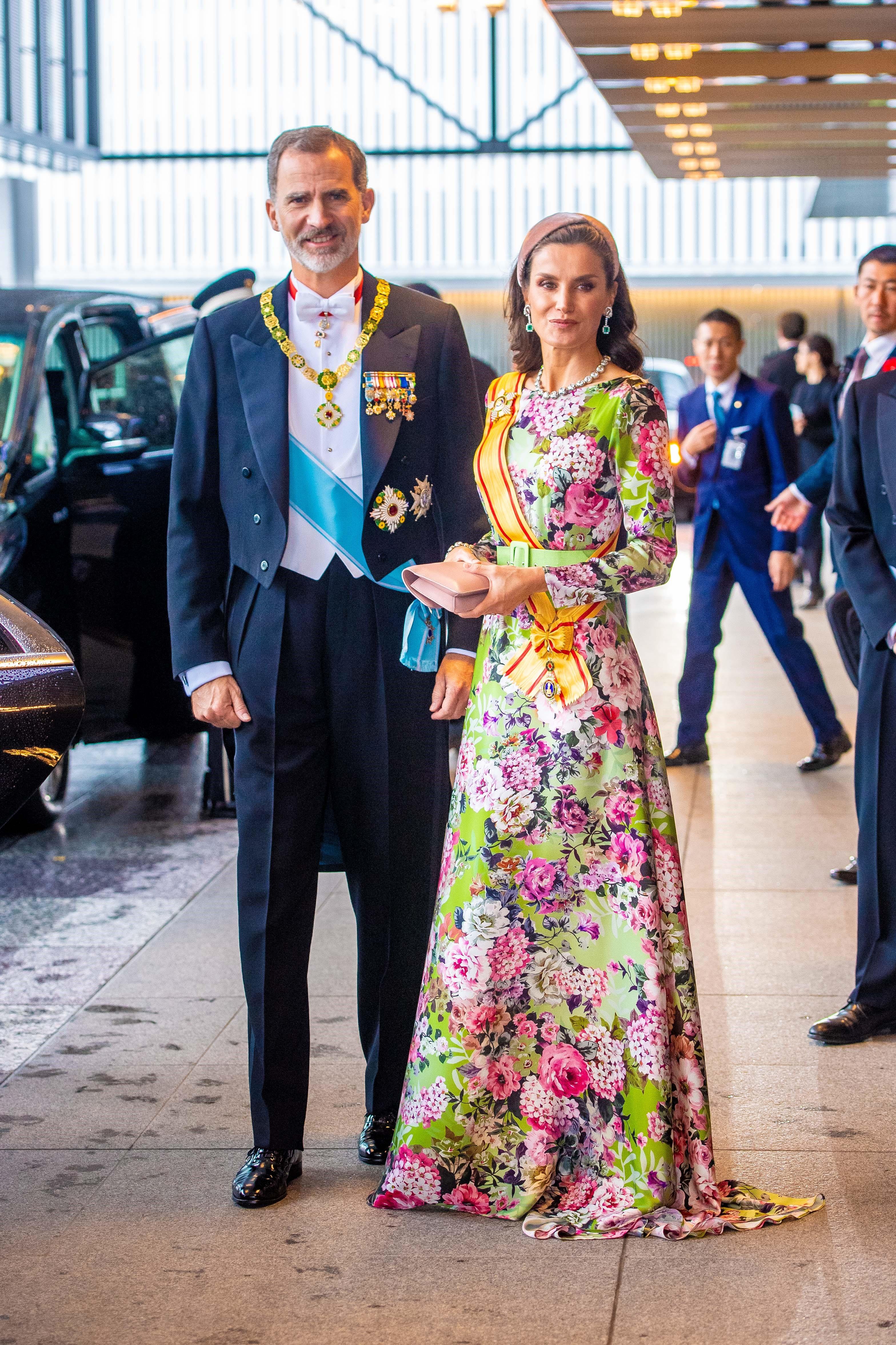 Felipe y Letizia en la ceremonia de entronización de Naruhito, el nuevo emperador de Japón. Europa Press