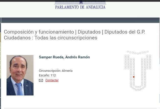 El parlamentario andaluz Andrés Samper Rueda