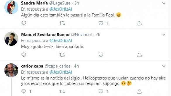 Tuits de respuesta al de Jesús Ortiz sobre la exhumación de Franco 2. Twitter