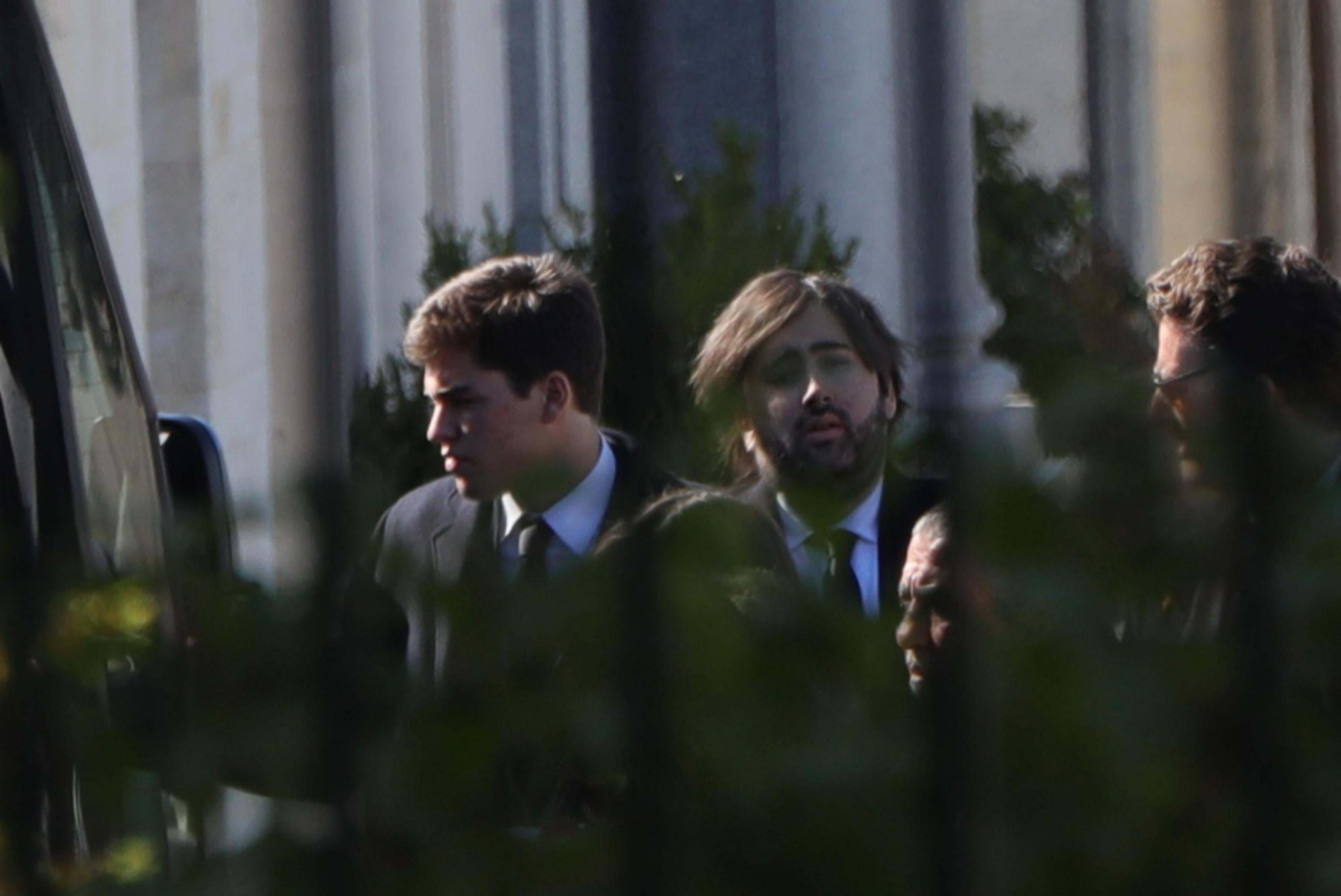 Familiares dentro del cementerio de El Pardo Mingorrubio donde será reinhumado el cuerpo de Franco en El Pardo (Madrid España) a 24 de octubre de 2019. EuropaPress 