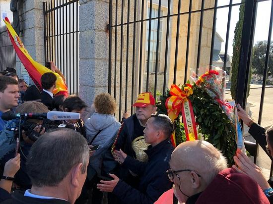 Ofrenda floral en Mingorrubio