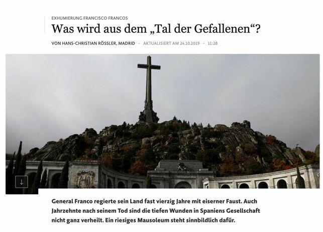 Web del Frankfurter Allgemeine Zeitung. 