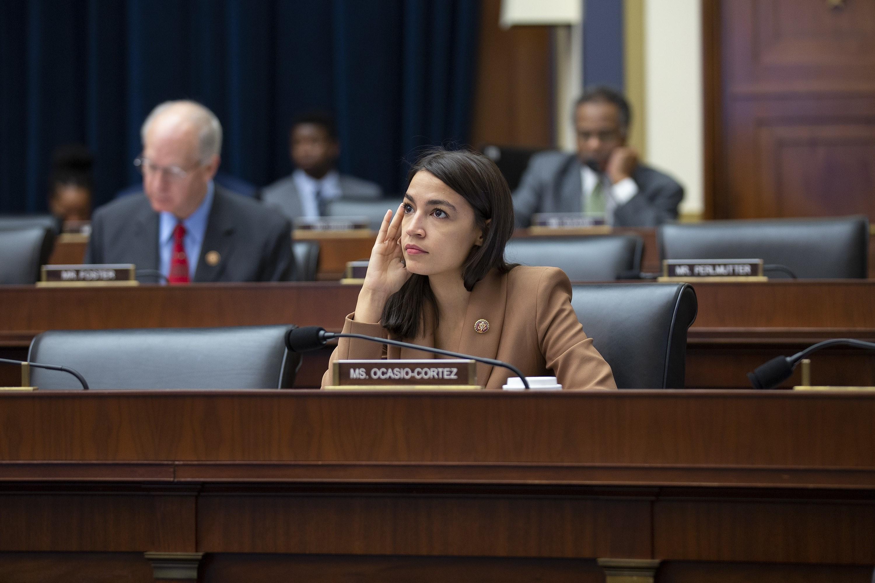 La congresista Alexandria Ocasio-Cortez. Fuente: Europa Press.