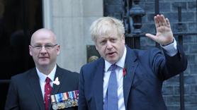 El primer ministro de Reino Unido, Boris Johnson, en Downing Street.