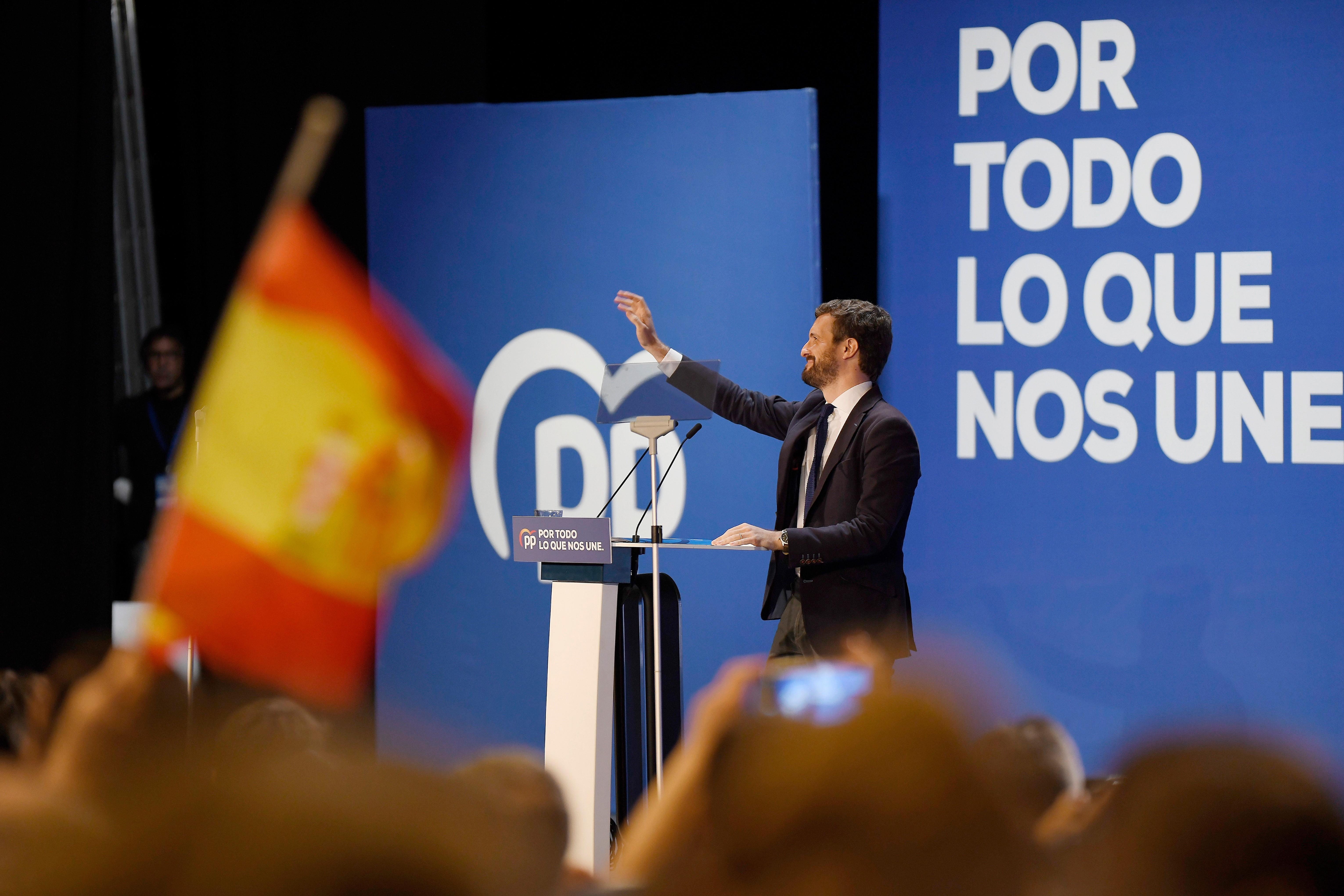 Pablo Casado en la interparlamentaria del PP en la Universidad de Alicante Alicante a 26 de octubre de 2019