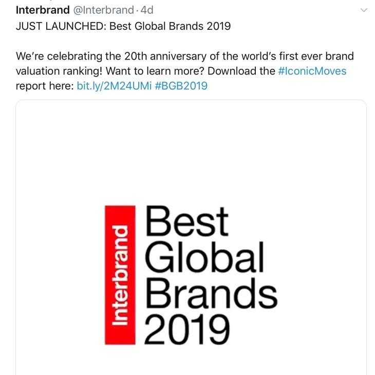 Tuit de Interbrand Tuit de Interbrand